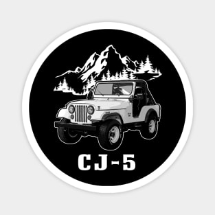 CJ-5 jeep car name Magnet